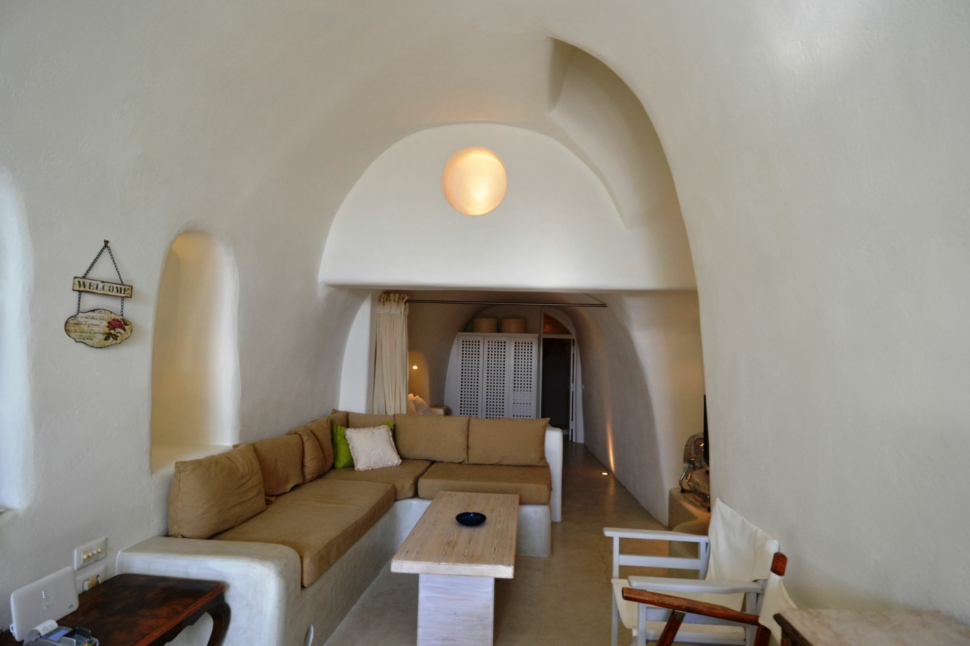 Willa Christina'S Cave House Fira  Zewnętrze zdjęcie